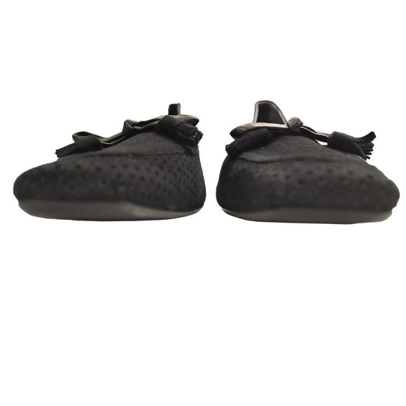 Stuart Weitzman Women Kitten Heel Pump Black suede Squared Toe 8.5M‎ - Picture 7 of 14